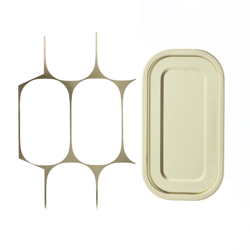 Food Can Bottom End Stock Rectangular Shape