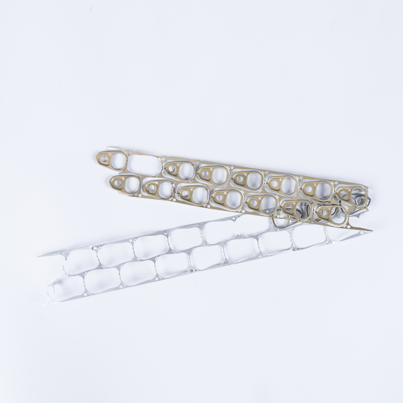 Galvanized Ring Tab Stock Isang gilid ginto, ang isa pilak